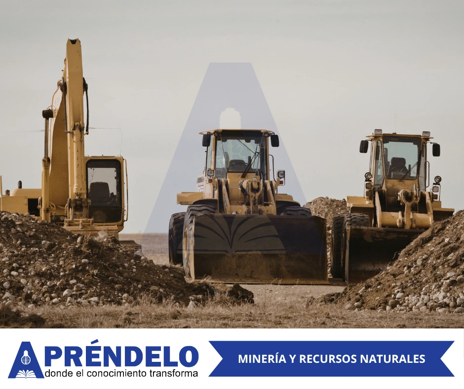 Maquinaria pesada minera excavadoras y cargadores en operación - Cursos de Minería - Aprendelo